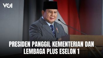 Presiden Prabowo Panggil Kementerian dan Lembaga Plus Pejabat Eselon 1 ke Istana