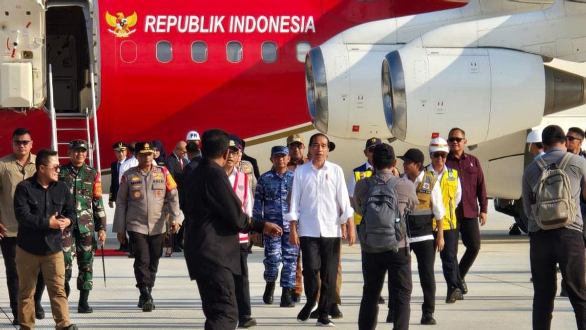 Returning To IKN, Jokowi's Agenda Today: Airport Trial To Inaugurate The State Palace