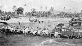 日本の群島侵攻:オランダの入植者は金の備蓄をすべて海外に移動するためにパニックに陥った