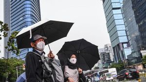 10月18日の天気、ジャカルタは金曜日の午後から夜まで雨が降ります