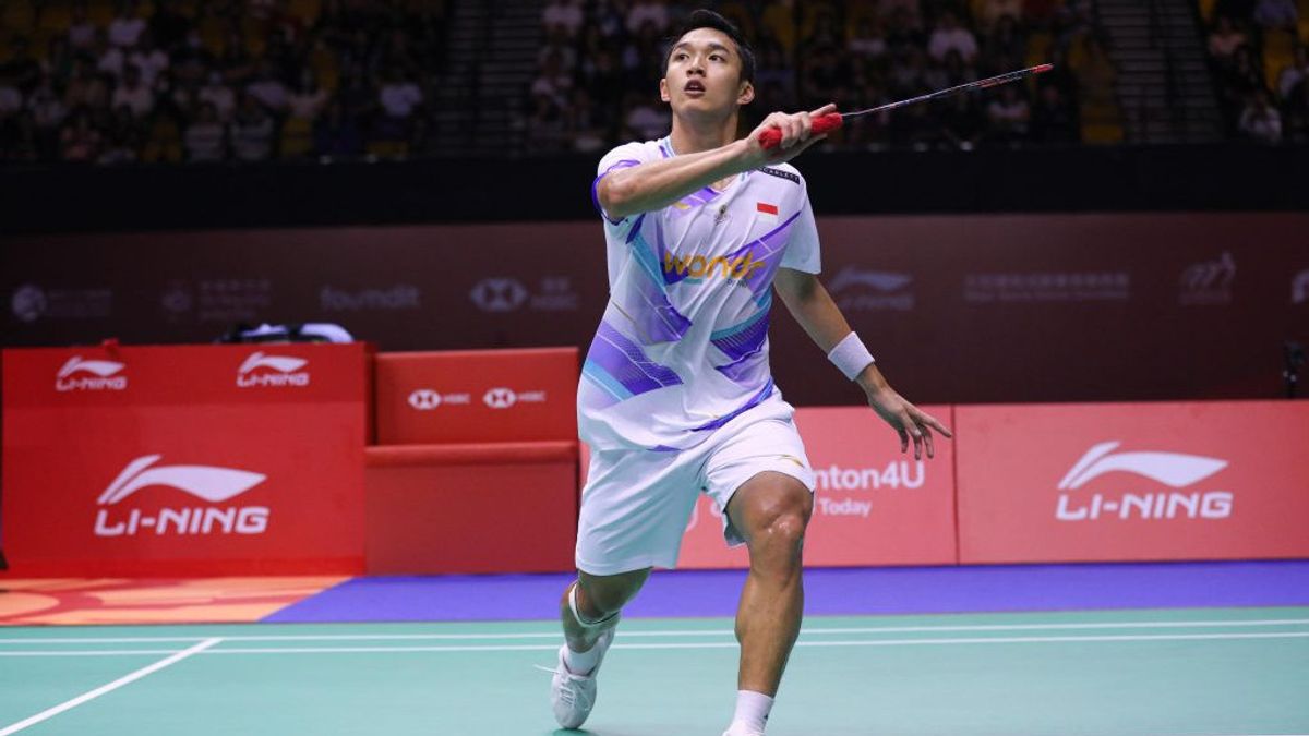 Jonatan Christie n'a pas réussi à conserver son titre de l'Open de Hong Kong, une erreur en conséquence