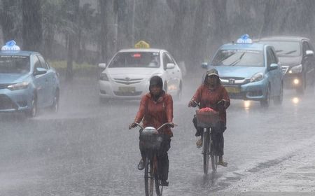 Cuaca Rabu, 31 Januari, Waspadai Jakarta Akan Hujan Sepanjang Hari