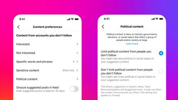 Meta Mulai Batasi Rekomendasi Konten Politik di Instagram dan Threads