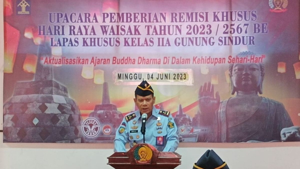 6 Residents Of Gunung Sindur Prison, Bogor, Receive Vesak Remission