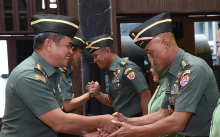 21 Pati TNI AD Naik Pangkat, Wakasad Sandang Bintang Tiga