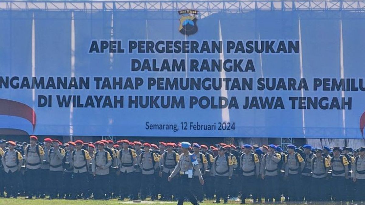19,379 من أفراد TNI / Polri بدأوا في النقل لأمن TPS في جميع أنحاء جاوة الوسطى