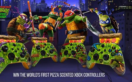 Wow! Xbox Luncurkan Pengontrol Nirkabel Bertema Ninja Turtles dan Beraroma Pizza