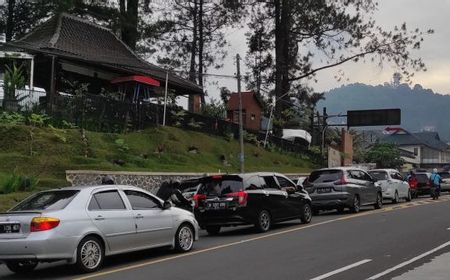 Libur Panjang, Jalur Puncak-Cianjur Macet Lagi dan Kini Diberlakukan Satu Arah