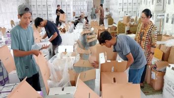 KPU Boyolali commence à distribuer des milliers de boîtes de vote électorales à PPK dans 22 sous-districts