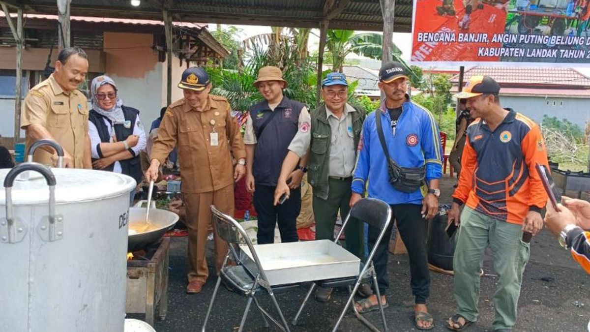 Banjir di 11 Desa Kabupaten Landak Kalbar Mulai Surut