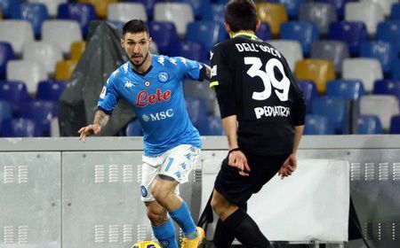 Hancurkan Spezia 4-2, Napoli Melaju ke Semifinal Piala Italia