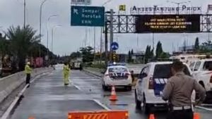 Banjir Genangi Jalan, Satlantas Ubah Arus Lalu Lintas di Jakut