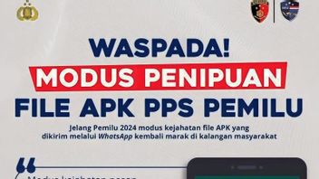 وضع الاحتيال الجديد باستخدام ملف APK PPS انتخابات 2024 المتفشية ، مواطني OKU جنوب سومطرة Waspadalah