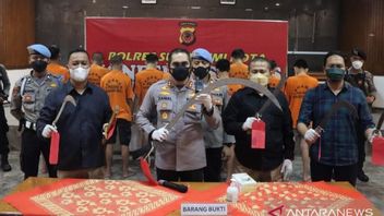 Serang Warga dan Konvoi Motor Bawa Senjata Tajam, 10 Anggota Geng Motor Ditangkap Polres Sukabumi