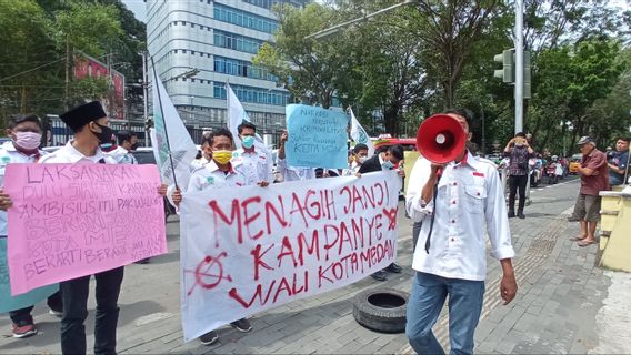 One Year Demo Of Bobby Nasution's Leadership In Medan, Ricuh Students