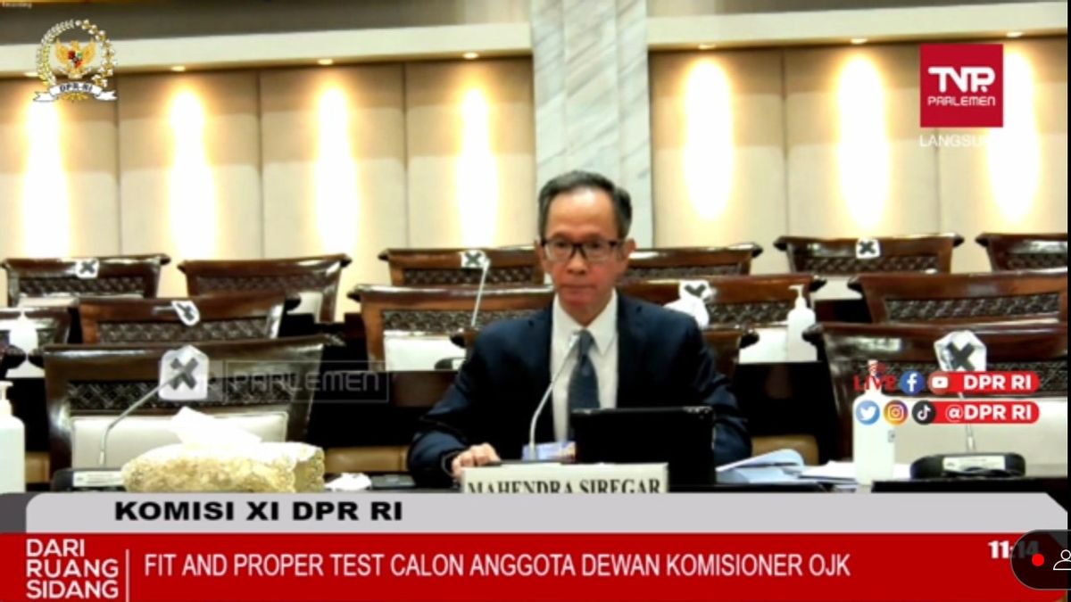 Nominated As Chairman, Mahendra Siregar Rejects OJK Living 'Priced' In The Financial Industry