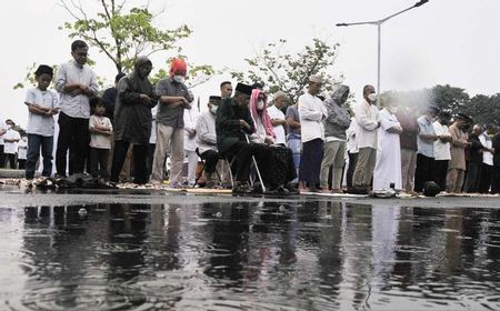 Sebagian Besar Kota di Indonesia, Perayaan Idulfitri 2023 Diguyur Hujan