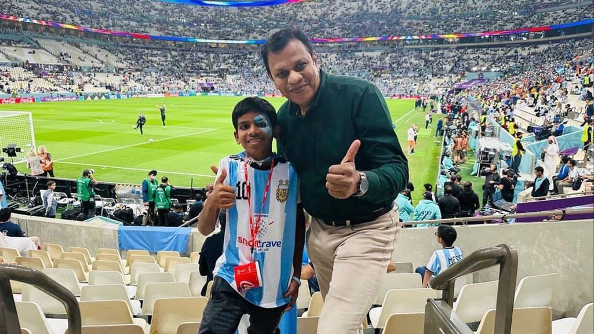 梅西Cs输给沙特阿拉伯时哭泣，印度学生飞往卡塔尔观看阿根廷参加2022年世界杯