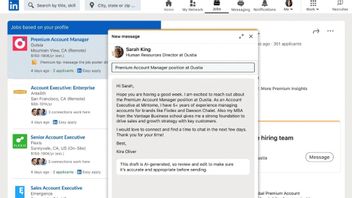 LinkedIn's New AI Feature Can Create An Introductory Letter For Work Applications