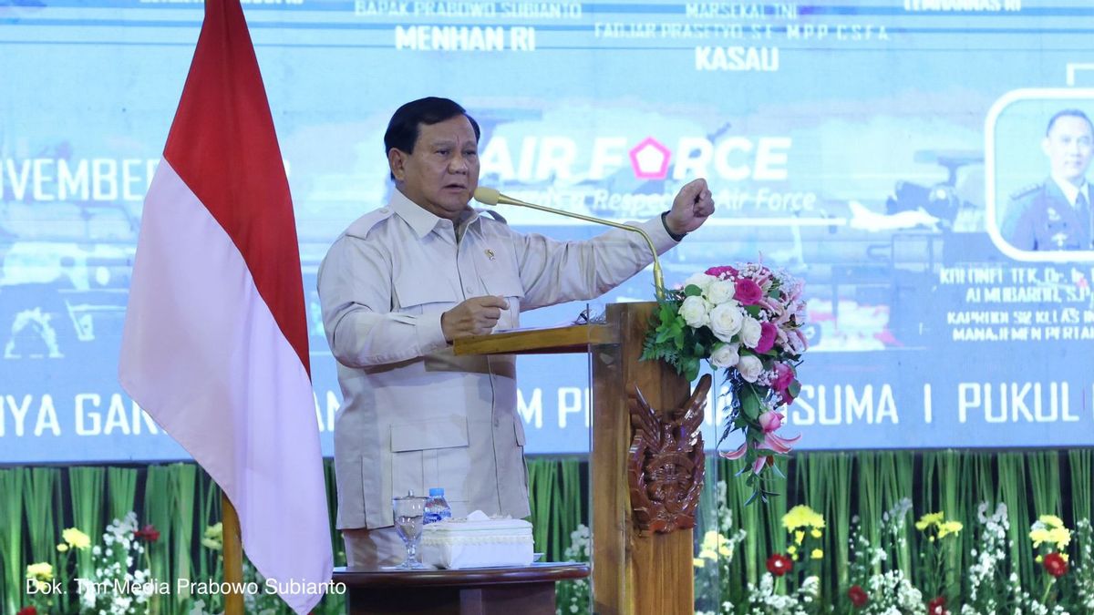 Prabowo: Tidak Mengutamakan Pemeliharaan Alutsista Berarti Berkhianat pada Negara