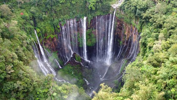 Road To Tumpak Sewu, One Of The Natural Heavens In East Java