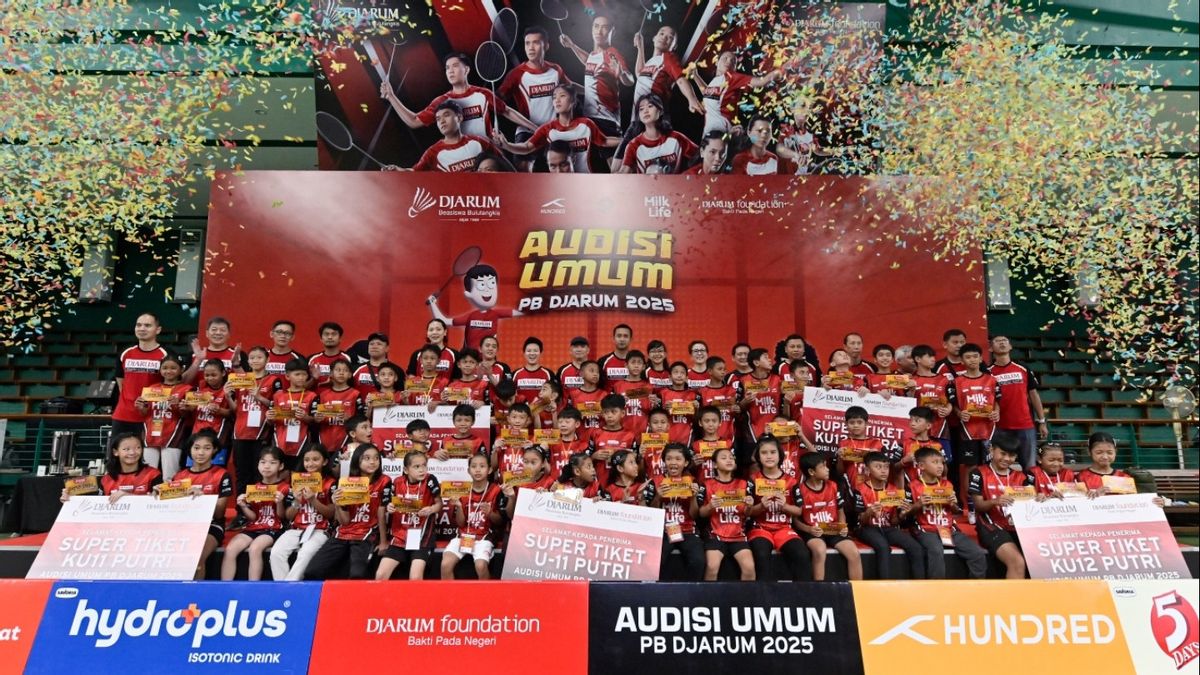 Sebanyak 50 Pebulu Tangkis Belia Raih Super Tiket Audisi PB Djarum 2025