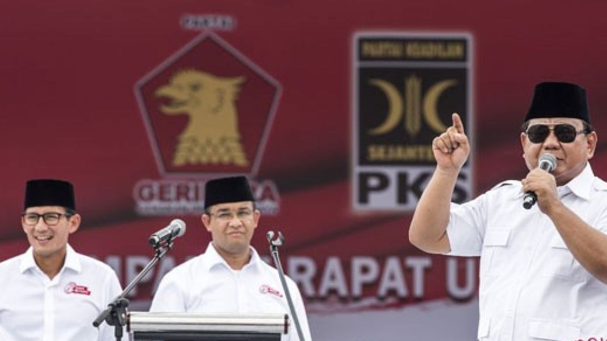 Prabowo Subianto Tak Percaya Lembaga Survei dalam Memori Hari Ini, 22 Januari 2017