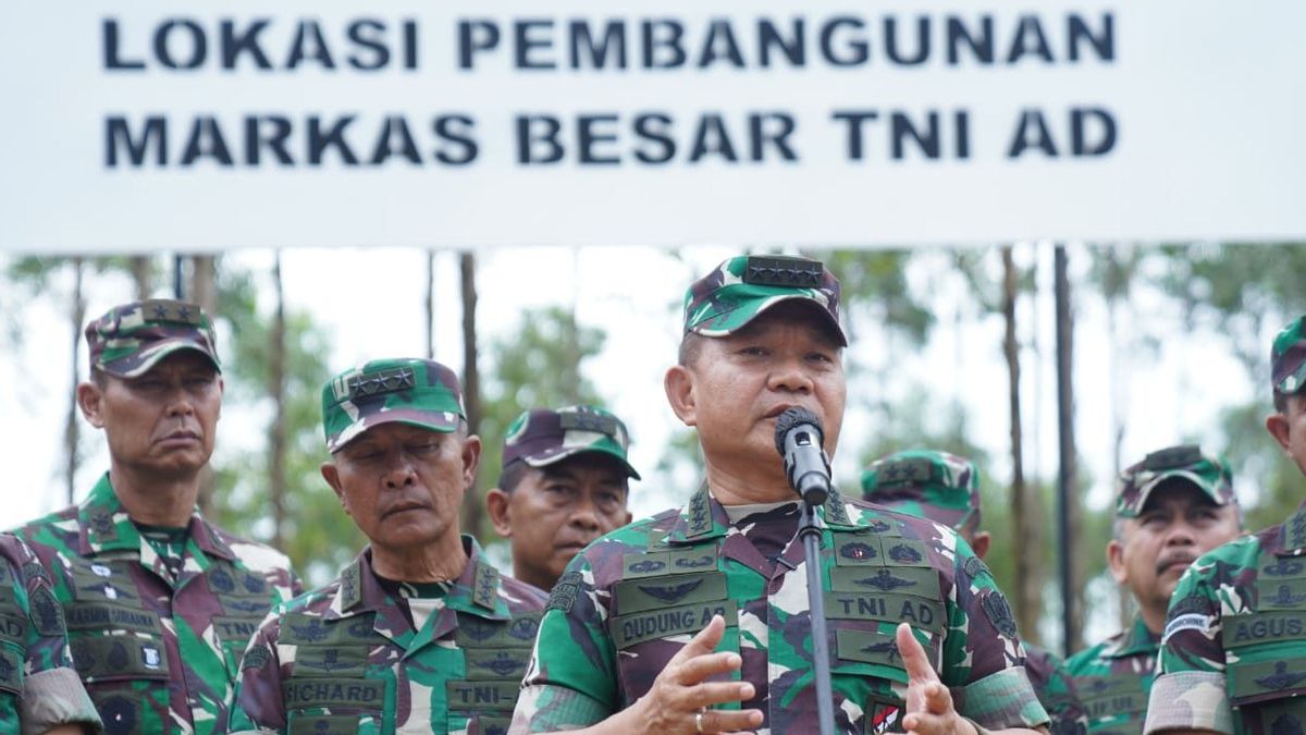 Jenderal Dudung Abdurachman Lihat Lokasi Pembangunan Mabesad di IKN