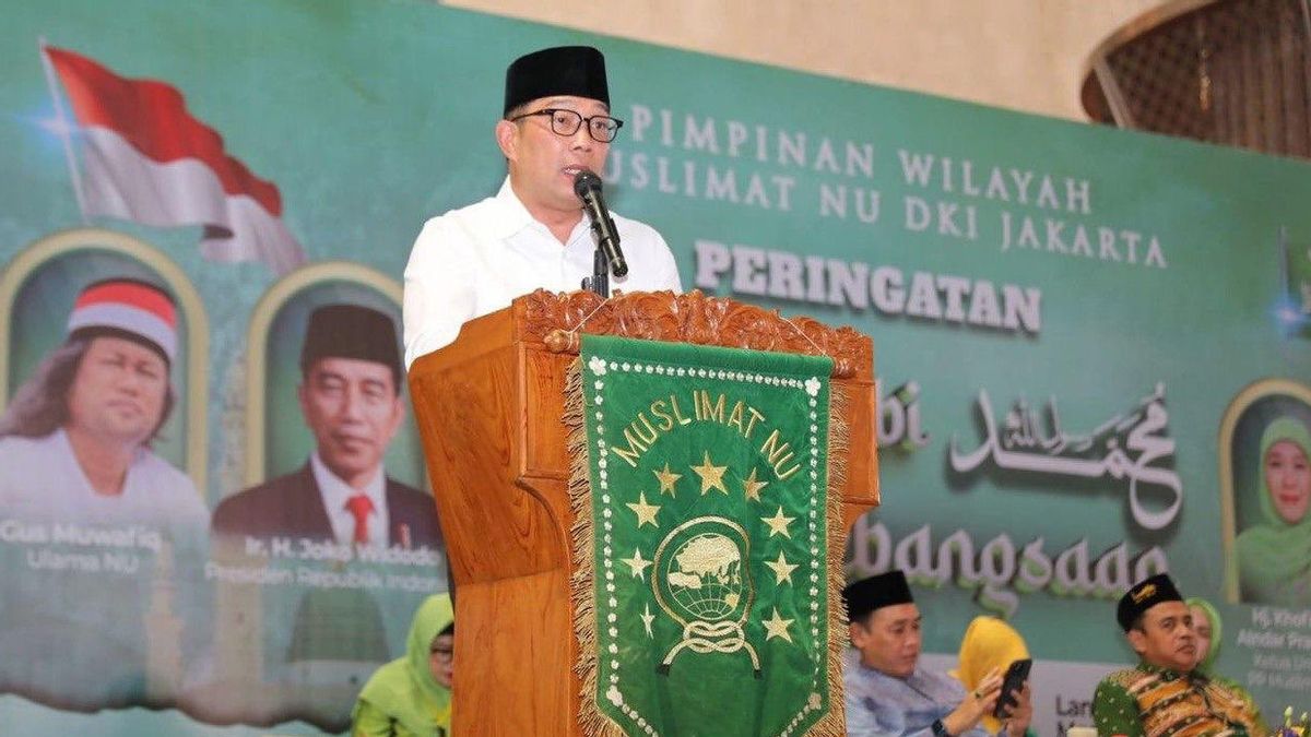 Avant le débat, Ridwan Kamil demande le soutien au sein du cadre de Gerindra : fluid dans l’esprit, silencieux discours