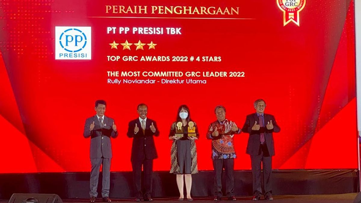 PP Presisi在2022年顶级GRC奖中获得2个奖项