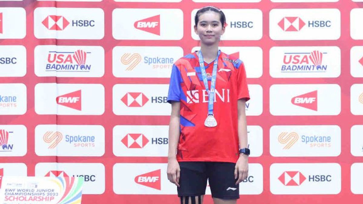 2023 Junior Badminton World Championships: Failed To Follow In The Footsteps Of Alwi Farhan, Chiara Marvella Remains Grateful For The Silver Medal