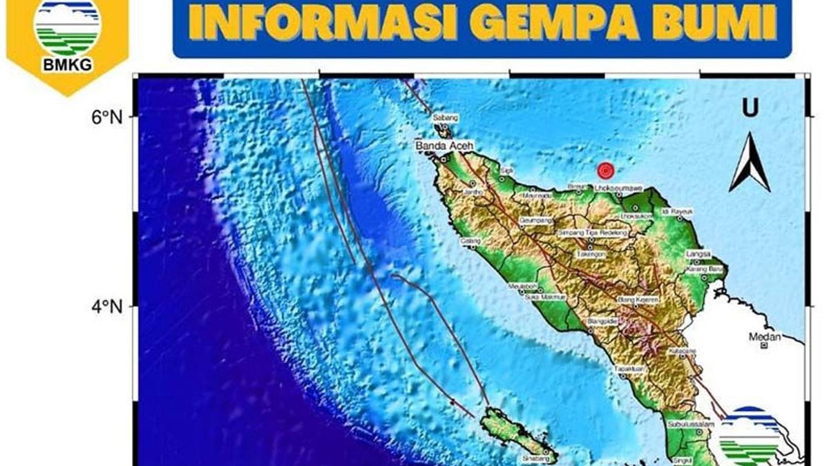 24 Jam Terakhir BMKG Catat Gempa 10 Kali Guncang Aceh, Tidak Berpotensi Tsunami