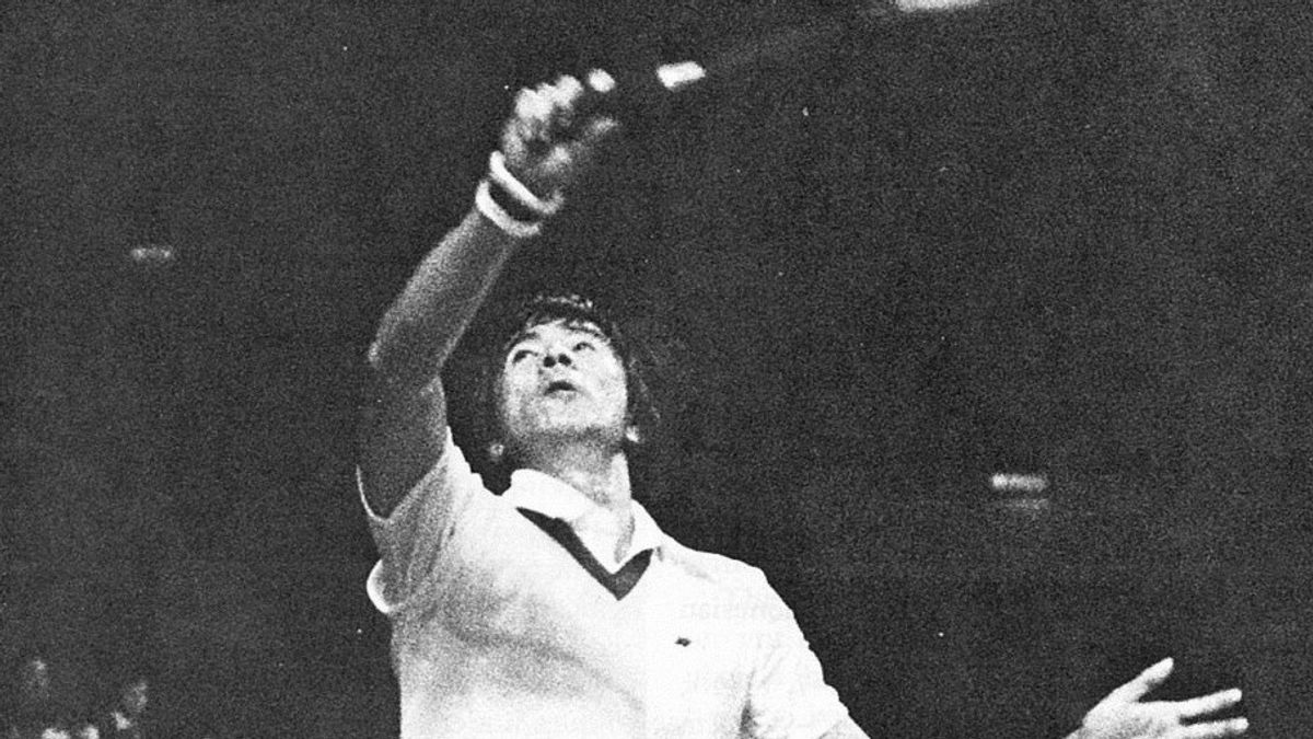 Rudy Hartono, huit fois champion de All England, pour badminton indonésien