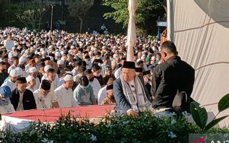 Jemaah Muhammadiyah Salat Iduladha di Lapangan Sempur Bogor, Sekjen PAN Mohammad Eddy Dwiyanto Soeparno Ikut