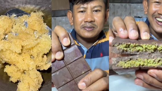 Ganti Kunafa dengan Bihun, Viral Seleb TikTok Mursid Bikin Cokelat Dubai Versi Kreasi Sendiri