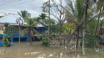 孟加鲁市数百间房屋在暴雨后被洪水淹没