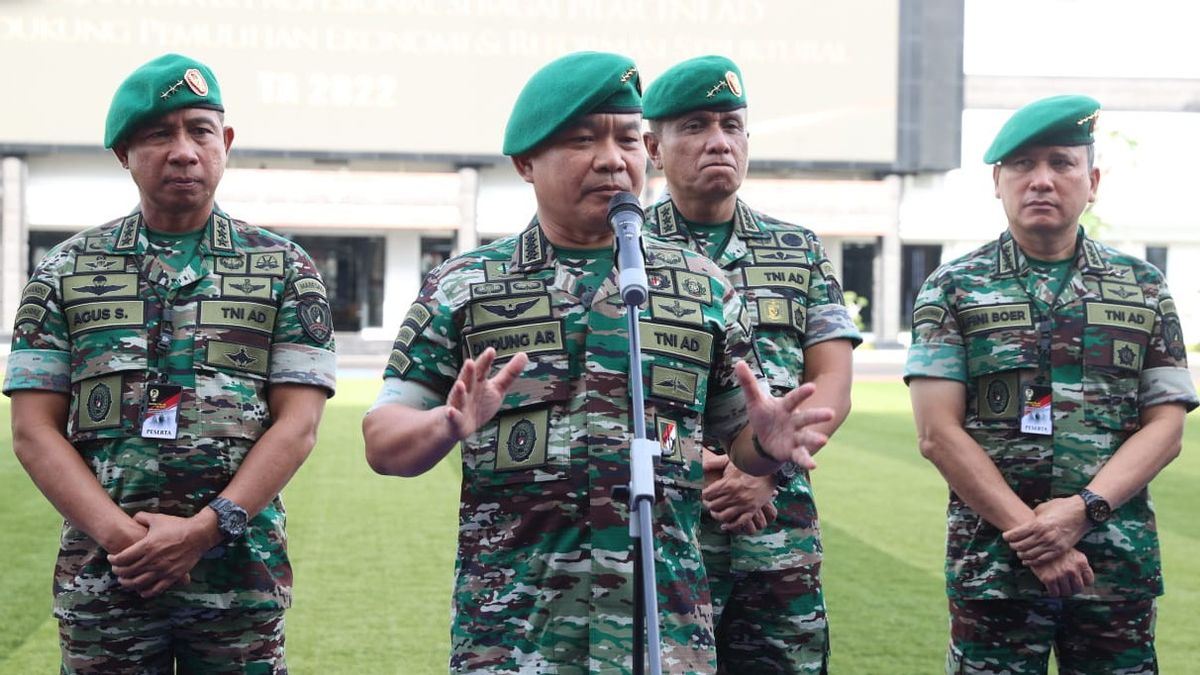The Indonesian Army Has A New Uniform, The Striped Motif Is The Design Of Commander Andika