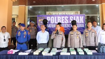 21 Kg Of Crystal Methamphetamine And 1,897 Ecstasy Items Smuggled Through Passenger Ships In Siak Riau