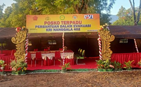 Posko SAR Polri terkait Tenggelamnya KRI Nanggala-402 Didirikan di Celukan Bawang Bali