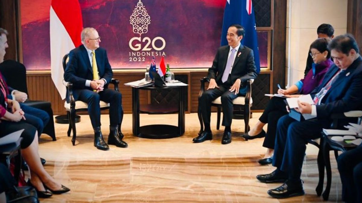 الرئيس جوكوي يقدر دعم أستراليا لمجموعة العشرين في إندونيسيا