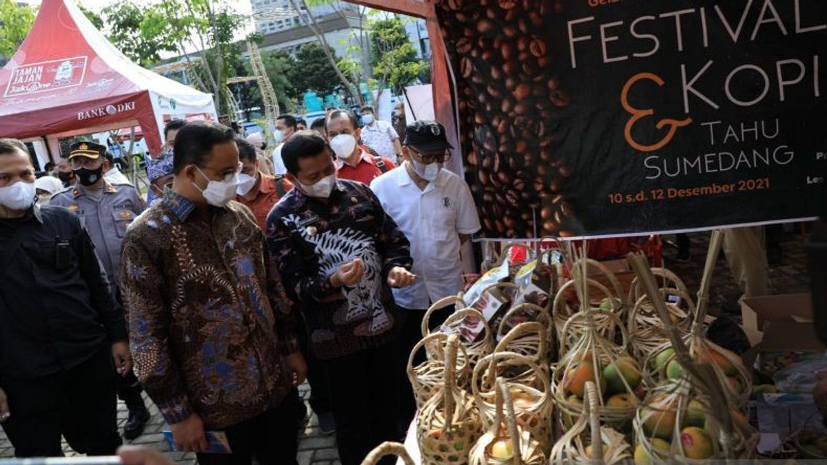 咖啡和豆腐Sumedang节在Thamrin 10举行，Anies：社区的经济正在崛起