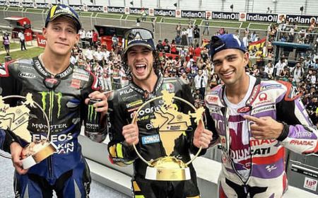 Hasil MotoGP India 2023: Mulai dari Pole Position Bezzecchi Finish Manis, Ungguli Jorge Martin 