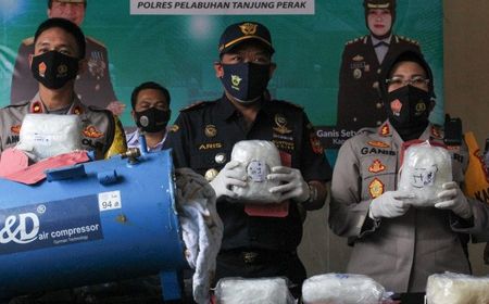 Polisi Ungkap Kasus Sabu 7,2 Kg dalam Tabung Kompresor Asal Malaysia, Warga Sampang Ditangkap