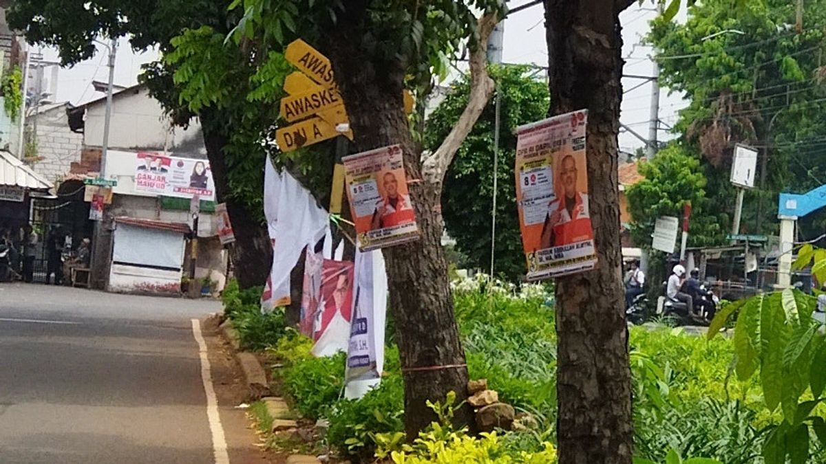 Banyak APK Terpasang di Pohon, Sudin Tamhut Jakpus Belum Berani Bertindak karena Sensitif