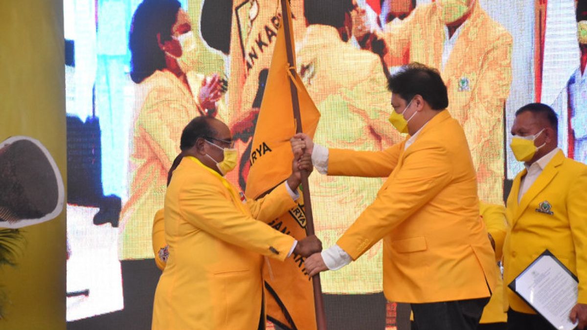The Results Of The Last Presidential Candidate Survey Are Still In A Distended Position, Airlangga Asks Golkar Cadres To Prepare For The 2024 Election