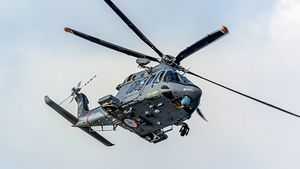 Helikopter Militer Jatuh Terbakar di Bandara Somalia