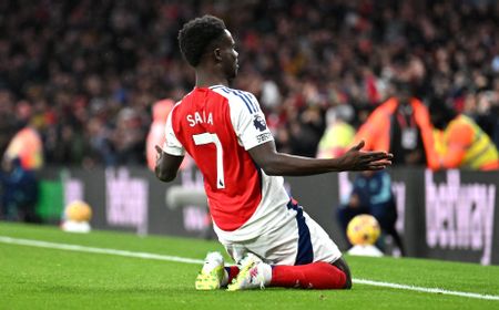 Diragukan Tampil, Bukayo Saka Menangkan Arsenal Lawan Nottingham Forest