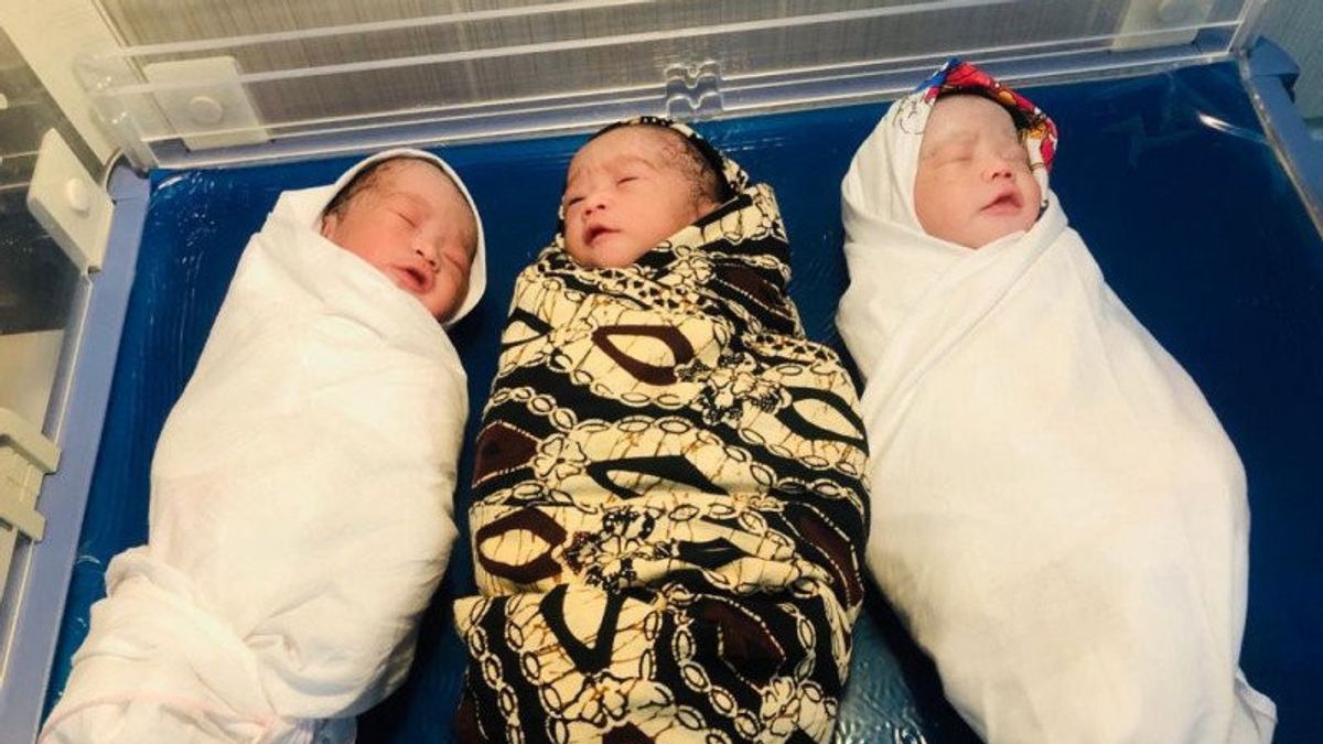 記録 南アフリカの女性が10人の双子を出産