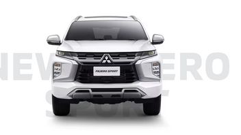 al, avec un grand caractère, une caractéristique précise de Mitsubishi New Pajero Sport