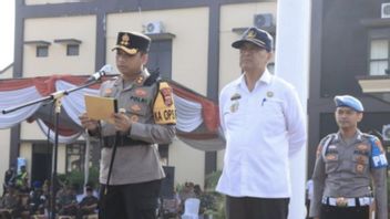 Lampung Metro Police Forms CRT To Anticipate Criminality During Lebaran Homecoming